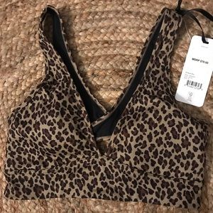 Never worn! New with tags. Leopard print.